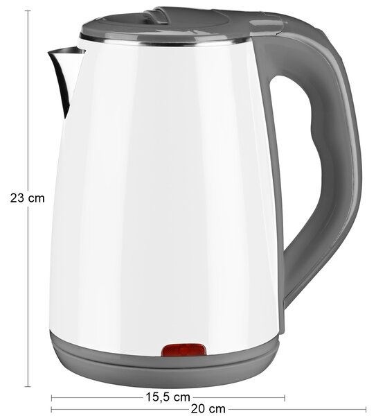 Rýchlovarná kanvica Ervin 1,8 l - biela