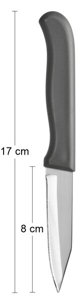 Kuchynský nôž Denis 17 cm - sivá