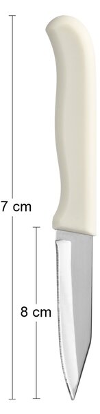 Kuchynský nôž Denis 17 cm - krémová