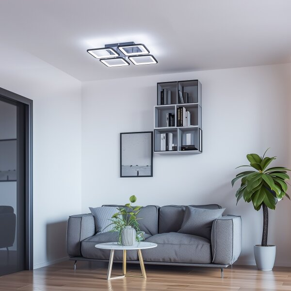 Brilagi - LED Stmievateľný prisadený luster SQUARED LED/85W/230V 3000-6500K + DO