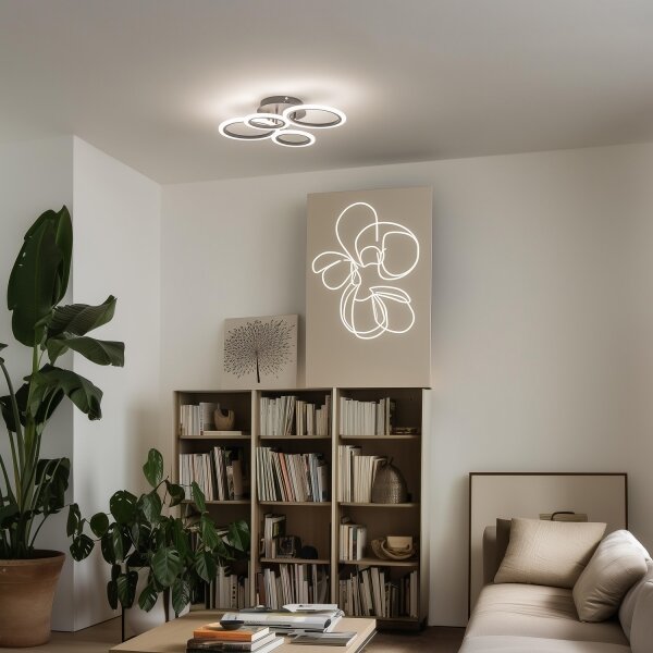 Brilagi - LED stmievateľný prisadený luster ORBITS LED/50W/230V 3000-6500K + DO