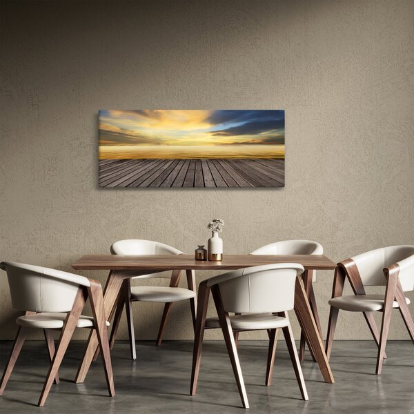 Obraz - Mólo s výhľadom (120x50 cm)