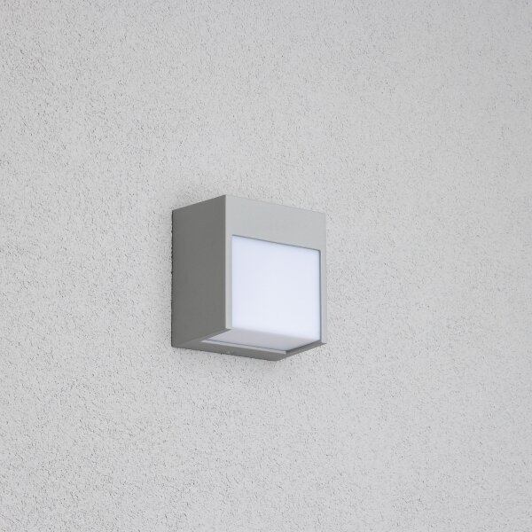 Brilagi - LED Vonkajšie nástenné svietidlo TERNI LED/12W/230V šedá IP44