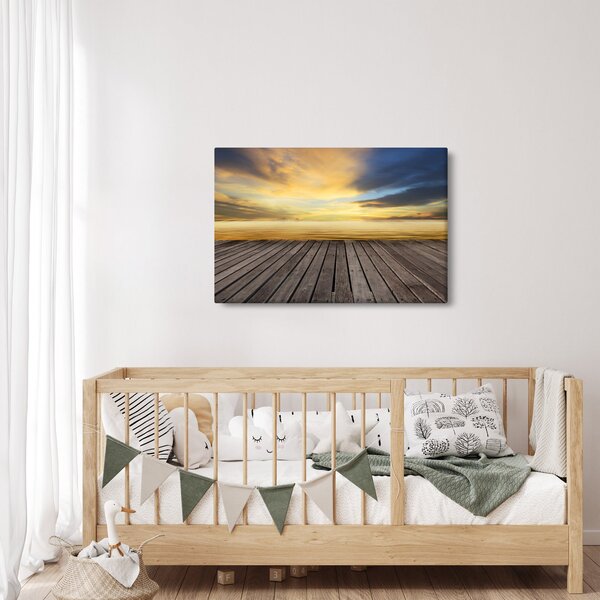 Obraz - Mólo s výhľadom (90x60 cm)