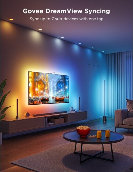 Govee - SADA 2x Backlight TV 55-65" SMART LED podsvietenie RGBICW Wi-Fi