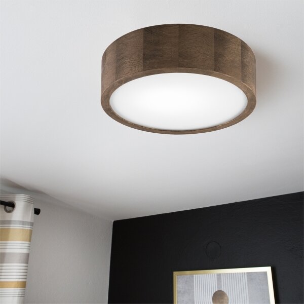 Brilagi - LED Stropné svietidlo CARVALHO 1xE27/60W/230V dub orech pr. 27 cm