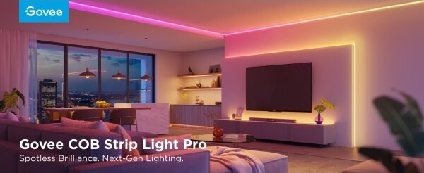 Govee - LED RGBICW Stmievateľný pásik COB 3780 diód 3m Wi-Fi Matter