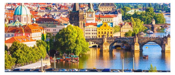 Obraz - Praha (120x50 cm)