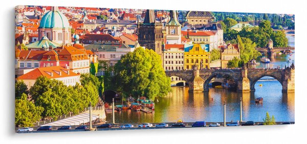 Obraz - Praha (120x50 cm)