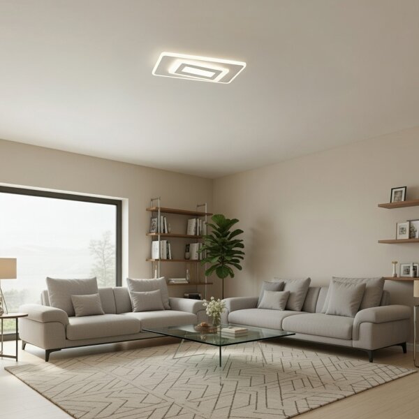 Brilagi - stmievateľné LED stropné svietidlo MODERN LED/51W/230V 3000-6000K + s diaľkovým ovládačom