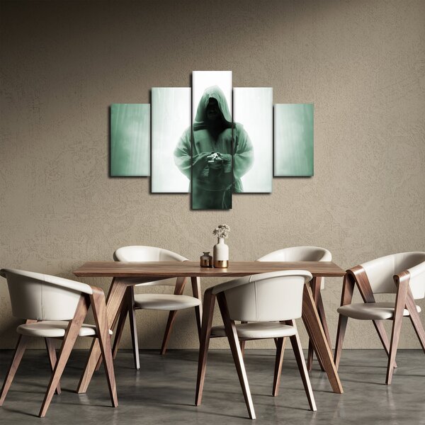 Obraz - Mních v tme (150x105 cm)