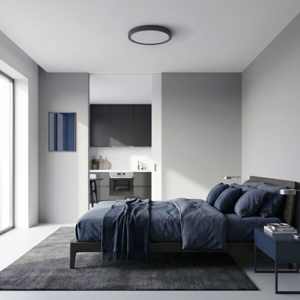 Brilagi - LED stropné svietidlo ESTELA LED/18W/230V čierna