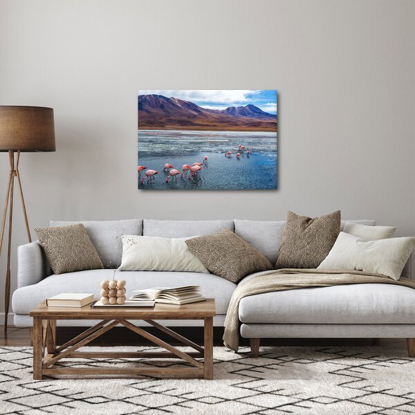 Obraz - Plameniaky (70x50 cm)