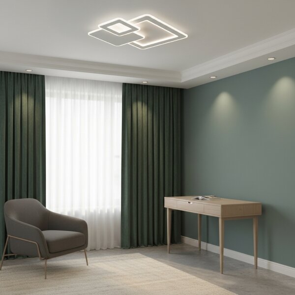 Brilagi - stmievateľné stropné LED svietidlo MODERN LED/93W/230V 3000-6000K + diaľkové ovládanie