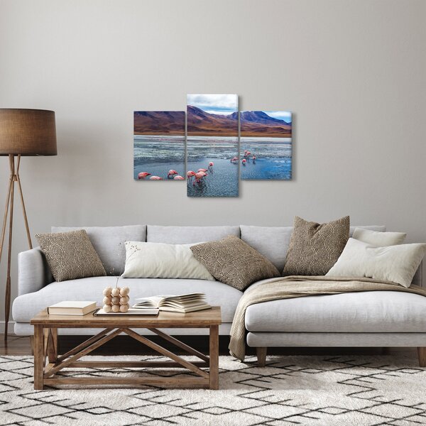 Obraz - Plameniaky (90x60 cm)
