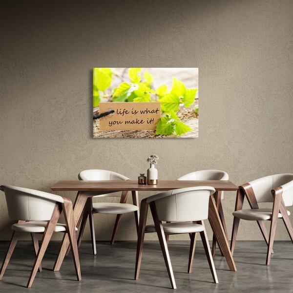 Obraz - Citát (90x60 cm)