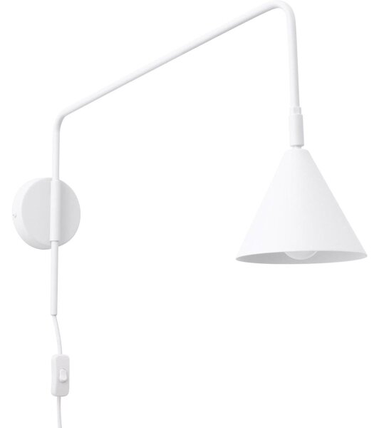 Sollux SL.1696 - Nástenná lampa NOX 1xE14/10W/230V biela