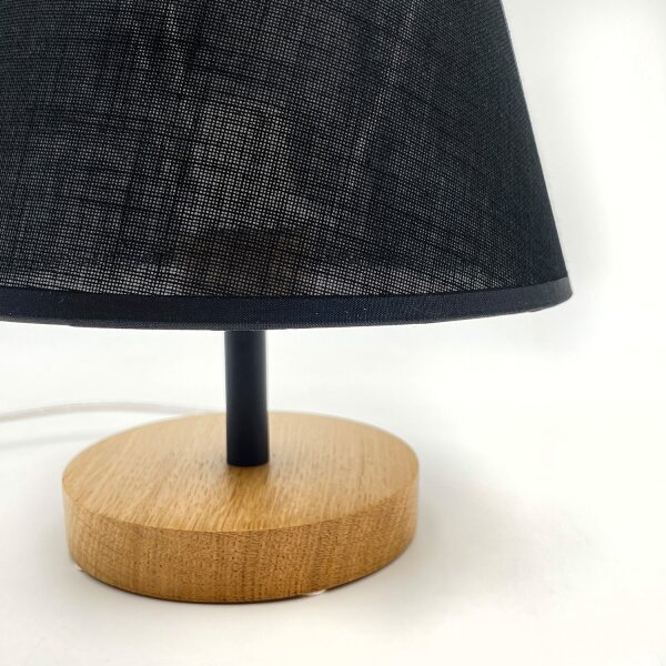 Brilagi - LED Stolná lampa ANTHONY 1xE14/40W/230V dub/čierna