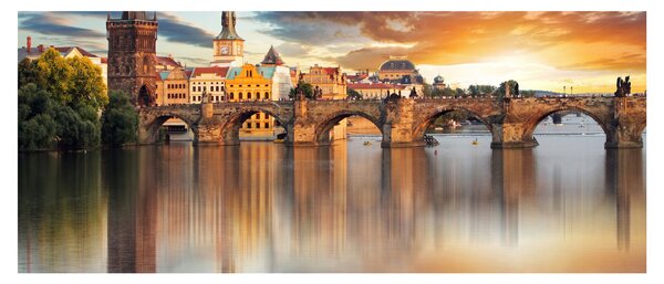 Obraz - Praha (120x50 cm)