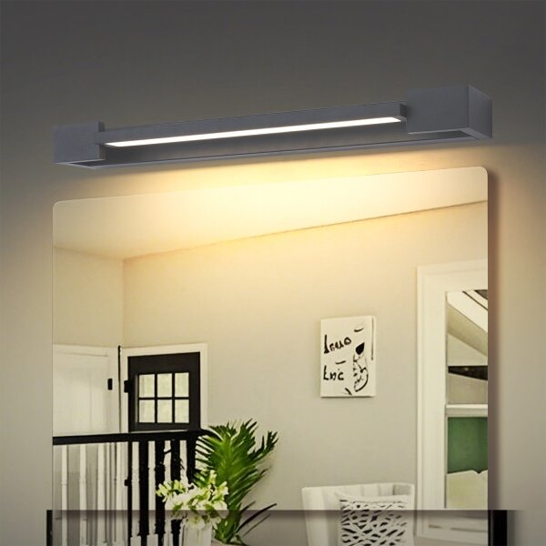 Brilagi - Kúpeľňové LED osvetlenie zrkadla AQUA LINE LED/12W/230V 45 cm IP44 antracit