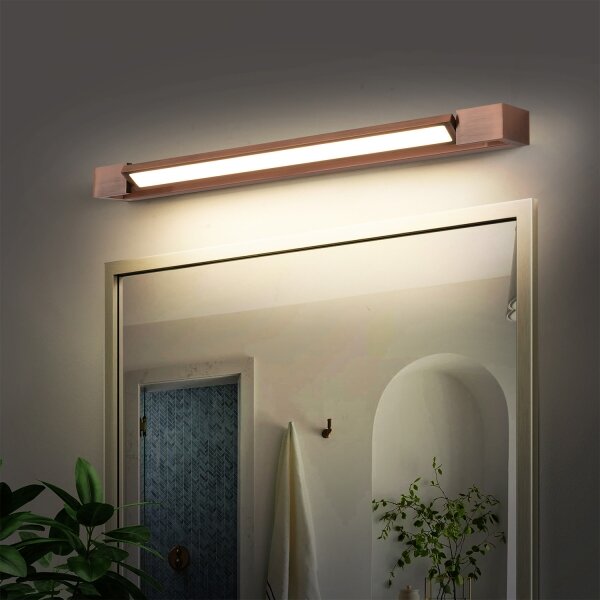 Brilagi-LED Kúpeľňové osvetlenie zrkadla AQUA LINE LED/18W/230V 60 cm IP44 bronz