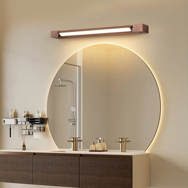 Brilagi-LED Kúpeľňové osvetlenie zrkadla AQUA LINE LED/18W/230V 60 cm IP44 bronz