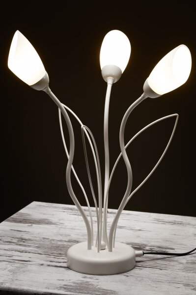 Jupiter 2060 - Stolná lampa GLORIOSA 3xG9/14W/230V krémová