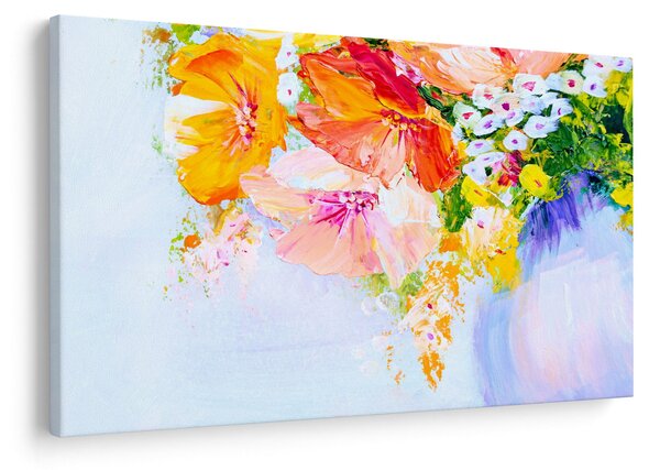 Obraz - Kvety, maľba (90x60 cm)