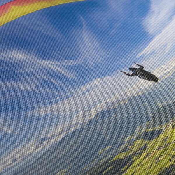 Obraz - Paragliding (s hodinami) (90x30 cm)