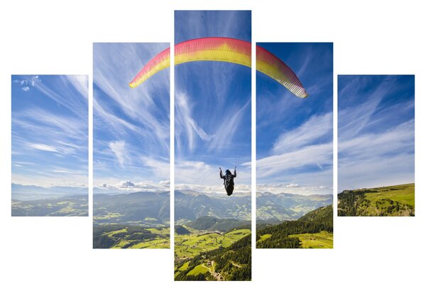 Obraz - Paragliding (150x105 cm)