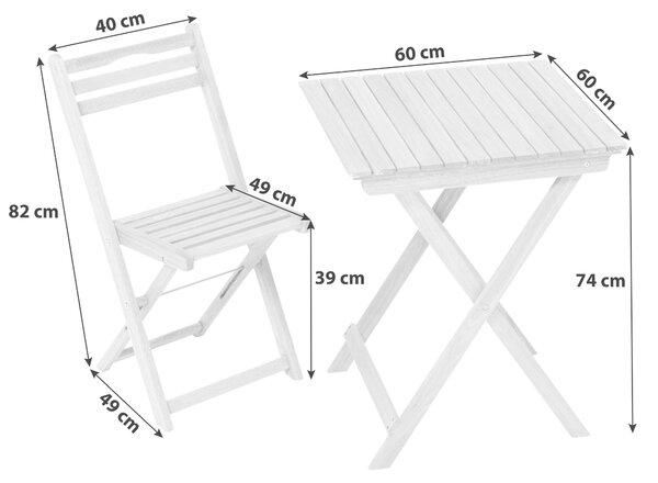 BALKÓNOVÁ ZOSTAVA 3-dielne, Gardenson - Online Only záhrada, Online Only