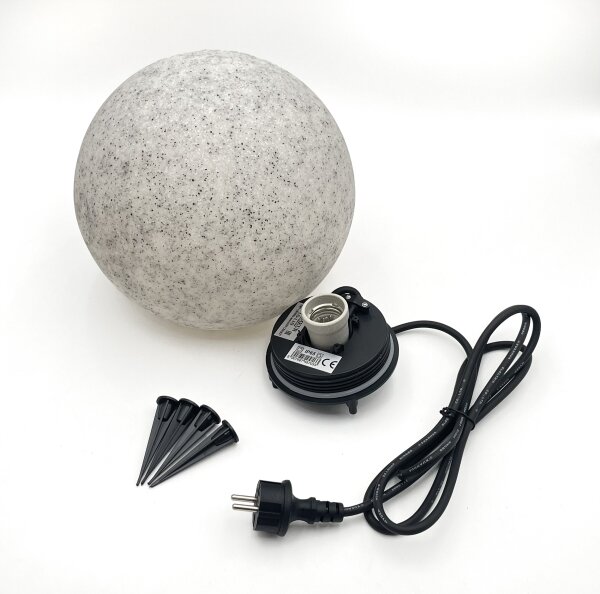 Vonkajšie dekoratívne svietidlo LUMISTONE 1xE27/15W/230V IP65, priemer 25 cm