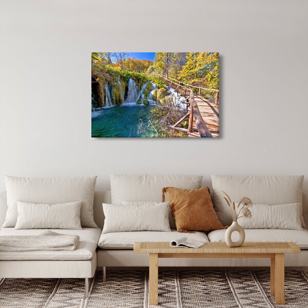 Obraz - Vstup na vodopády (90x60 cm)