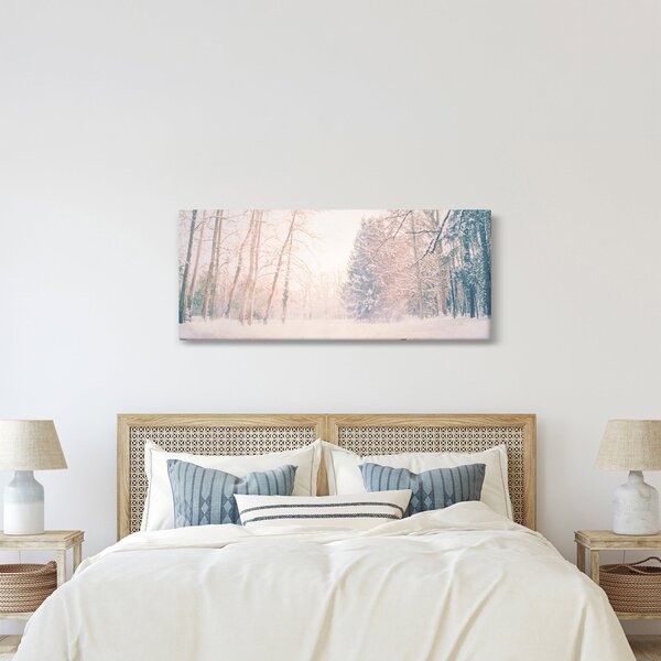Obraz - Výhľad do lesa (120x50 cm)