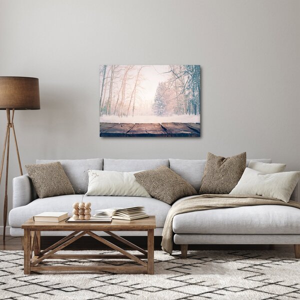 Obraz - Výhľad do lesa (70x50 cm)