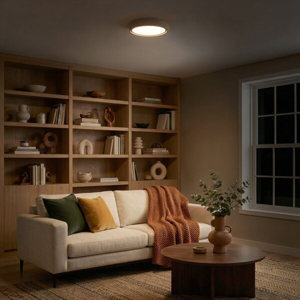 Brilagi - LED stropné svietidlo MATTEO LED/24W/230V pr. 31 cm taupe