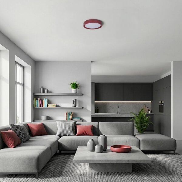 Brilagi - LED stropné svietidlo MATTEO LED/24W/230V priemer 31 cm červené