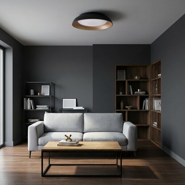 Brilagi-LED Stmievateľné svietidlo ALVA LED/48W/230V 3000-6500K pr. 51 cm čierna+DO