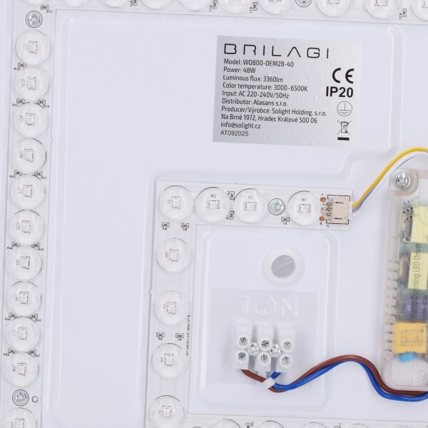 Brilagi - LED Stmievateľné svietidlo NAOMI LED/48W/230V 3000-6500K pr. 39 cm čierna+DO