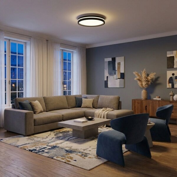 Brilagi - LED Stmievateľné svietidlo NAOMI LED/48W/230V 3000-6500K pr. 39 cm čierna+DO