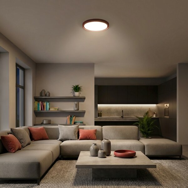 Brilagi -LED stmievateľné svietidlo MATTEO LED/48W/230V 3000-6500K pr. 41 cm červené+DO