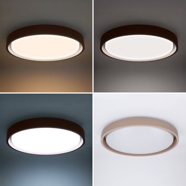 Brilagi - stmievateľné LED svietidlo MATTEO LED/48W/230V 3000-6500K priemer 41 cm taupe +DO
