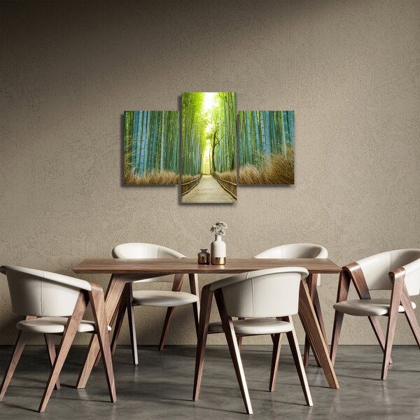 Obraz - Ulička s bambusmi (90x60 cm)