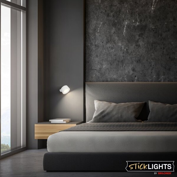 Briloner 3896016 - LED nabíjateľné stmievateľné nástenné svietidlo TARI LED/1,6W/5V 1500 mAh biela