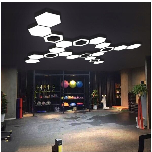 LED luster na lanku LED/20W/230V, čierny