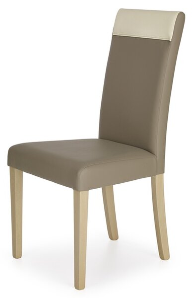 Jedálenská stolička NURBIRT béžová/krémová/dub sonoma