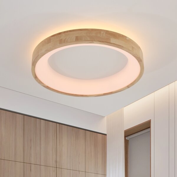 Brilagi-LED Stropné svietidlo FALCON WOOD LED/40W/230V 3000/4000/6000K 60 cm drevo