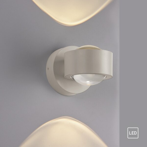 Schöner Wohnen 19331-39 - LED nástenné svietidlo CHIA 2xLED/2W/230V sivá