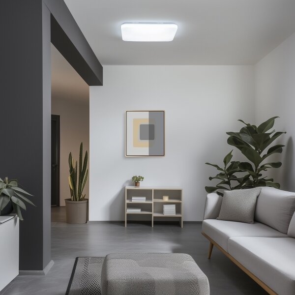 Brilagi - SMART LED stmievateľné stropné svietidlo LED/36W/230V 53x53 cm Wi-Fi Tuya + diaľkový ovládač
