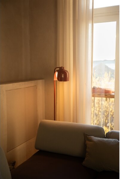 Osram - Stojacia lampa DECOR COROLLE 1xE27/15W/230V červená